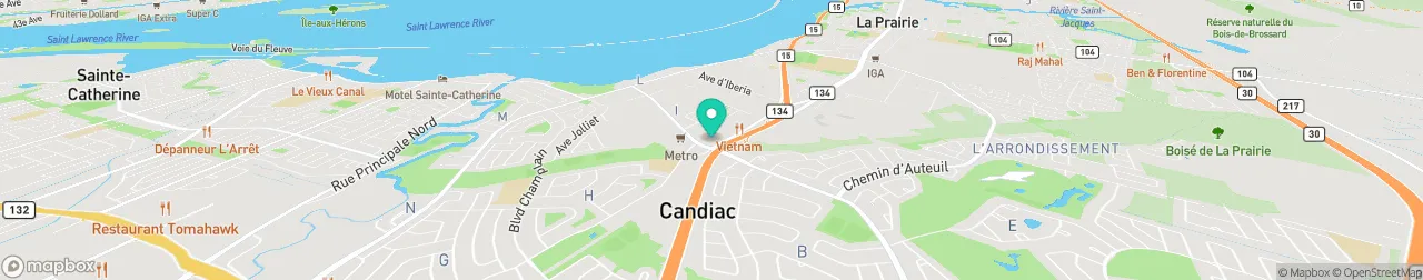 borne de recharge sur la carte