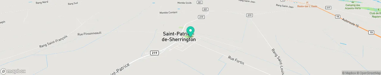 borne de recharge sur la carte