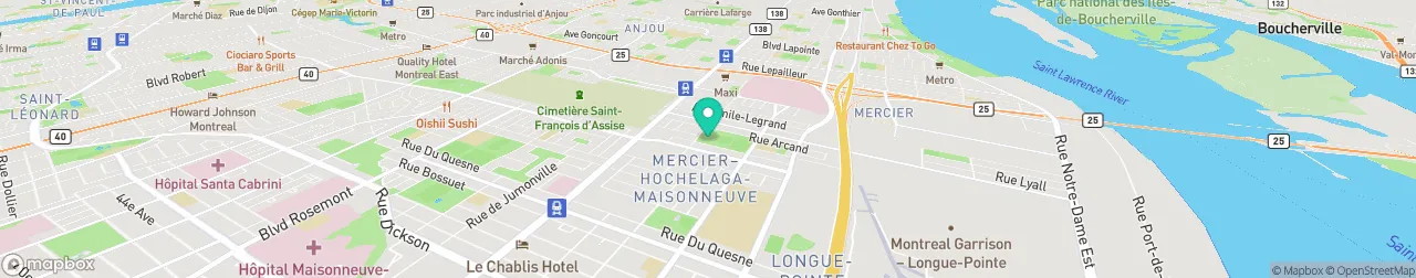 borne de recharge sur la carte