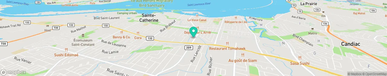 borne de recharge sur la carte