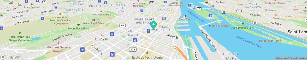 borne de recharge sur la carte