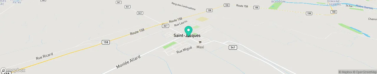 borne de recharge sur la carte