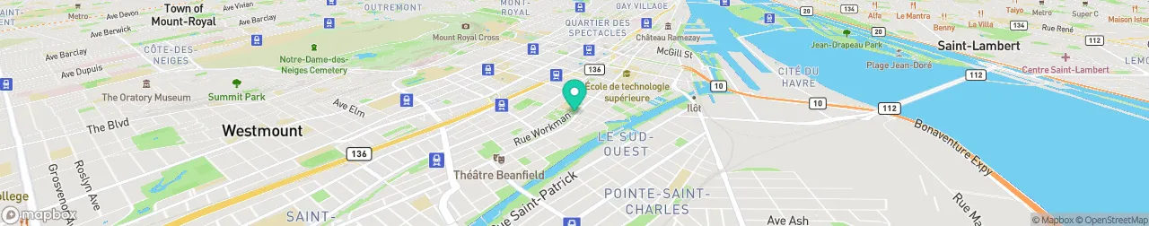 borne de recharge sur la carte