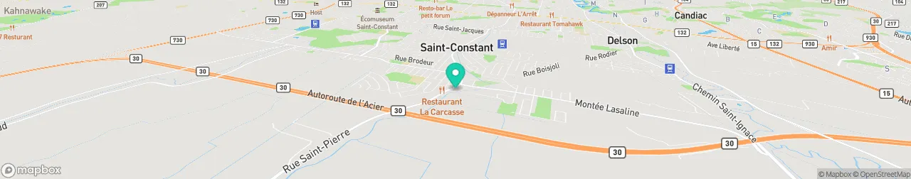 borne de recharge sur la carte