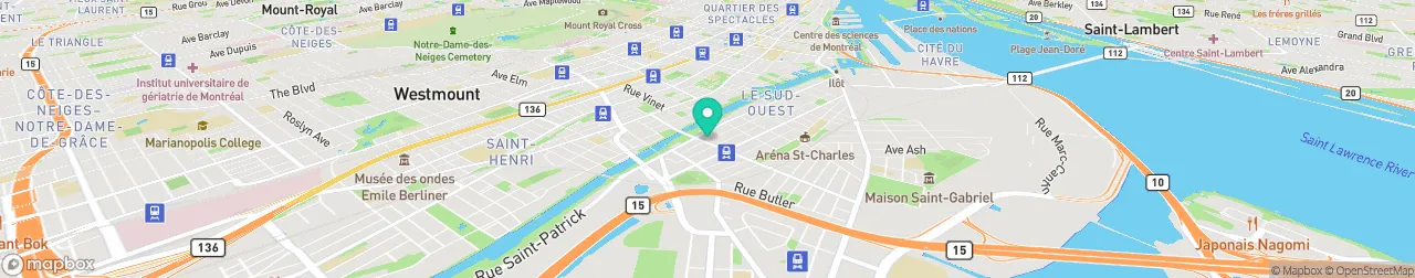 borne de recharge sur la carte