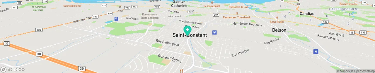 borne de recharge sur la carte