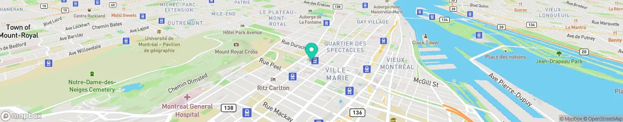 borne de recharge sur la carte