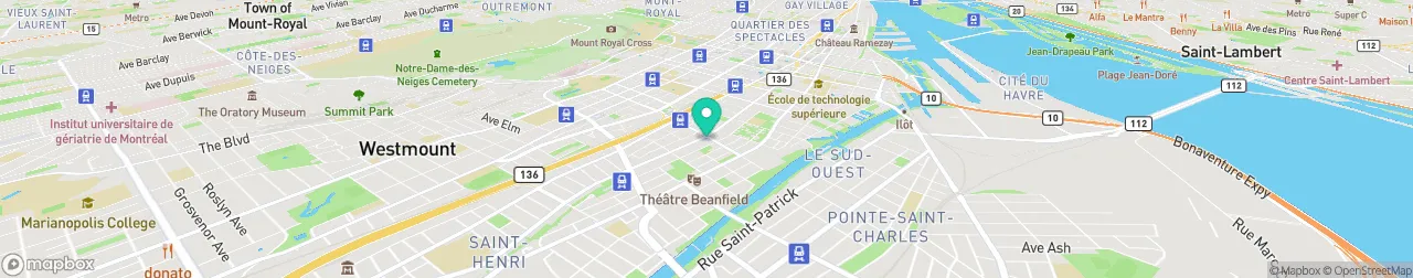 borne de recharge sur la carte