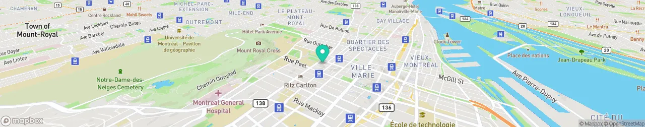 borne de recharge sur la carte