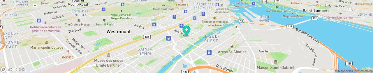 borne de recharge sur la carte