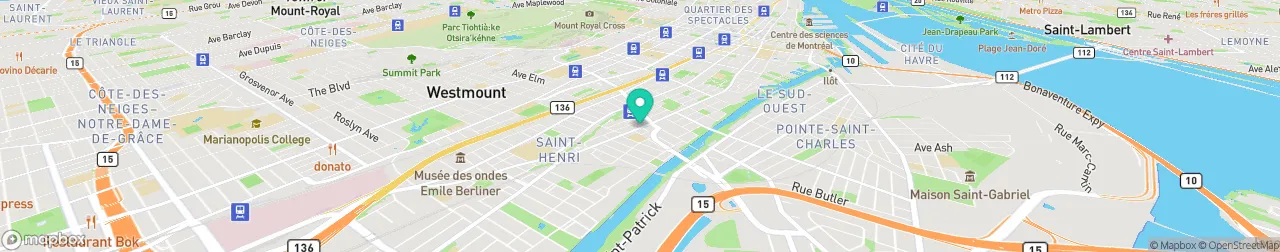 borne de recharge sur la carte