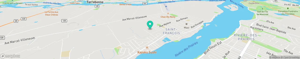 borne de recharge sur la carte