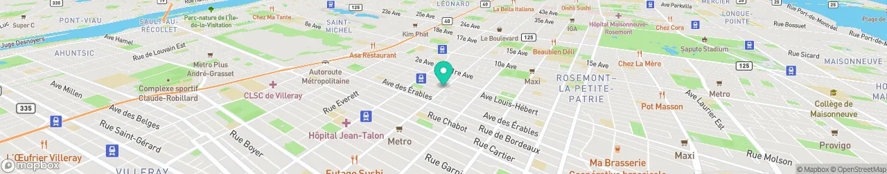 borne de recharge sur la carte