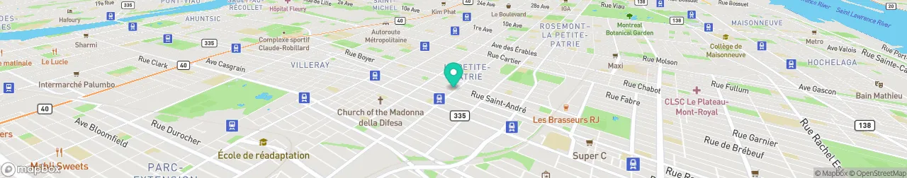 borne de recharge sur la carte