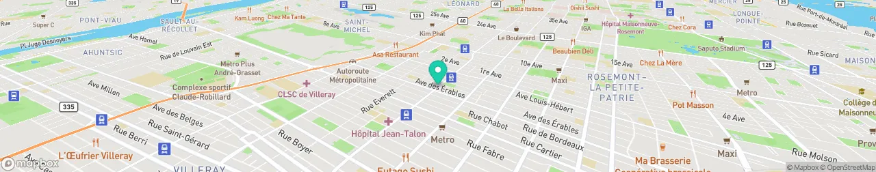 borne de recharge sur la carte