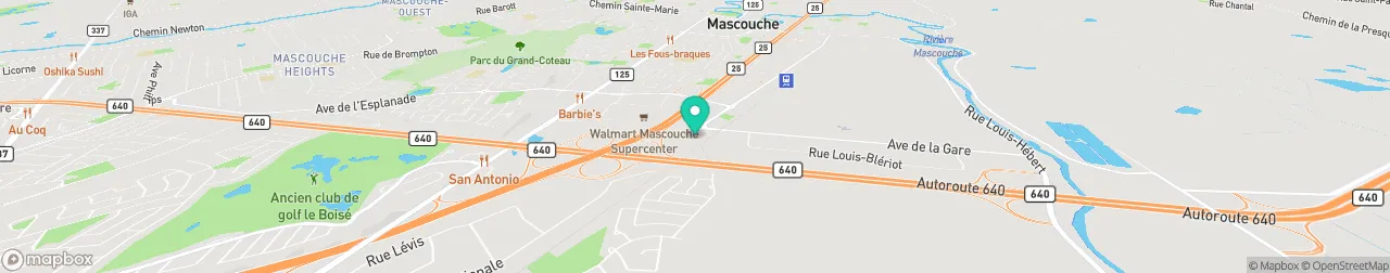 borne de recharge sur la carte