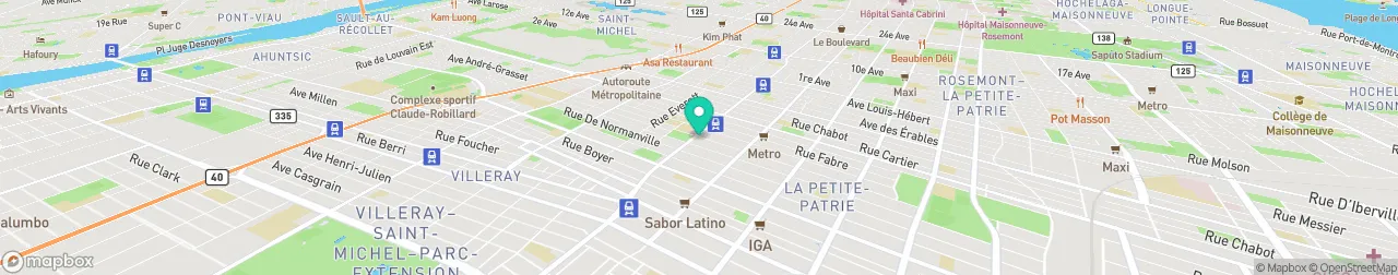 borne de recharge sur la carte