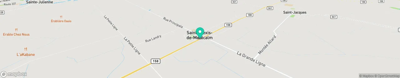 borne de recharge sur la carte