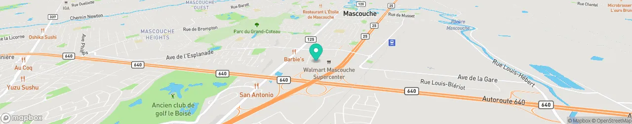 borne de recharge sur la carte