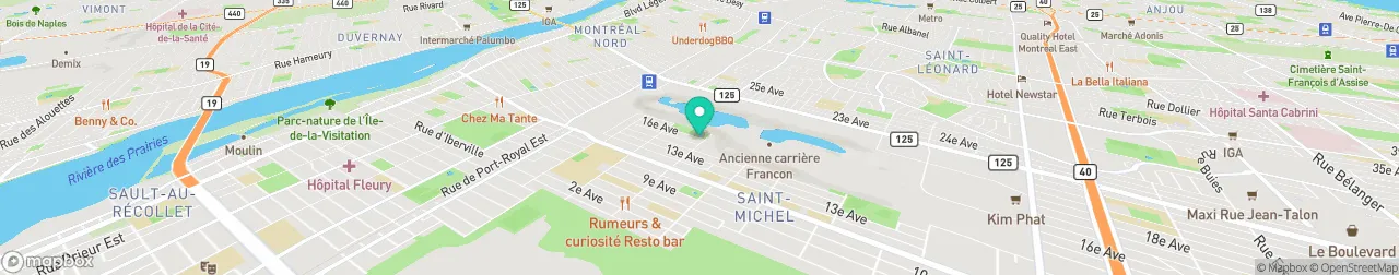 borne de recharge sur la carte