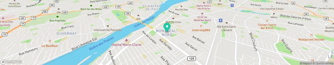 borne de recharge sur la carte