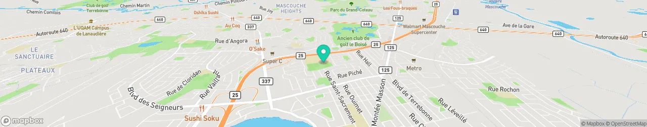 borne de recharge sur la carte