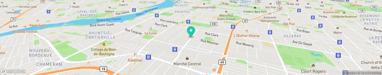 borne de recharge sur la carte