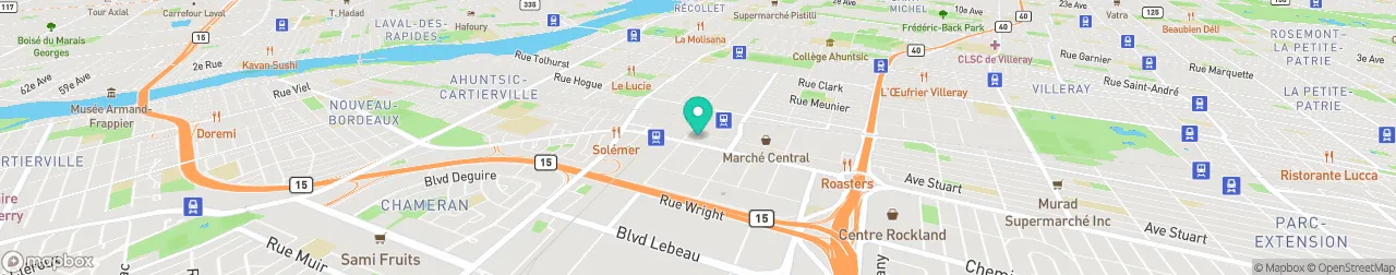 borne de recharge sur la carte