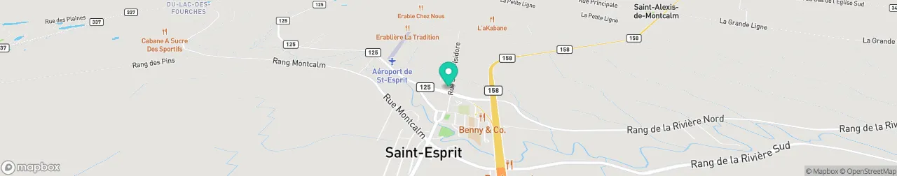 borne de recharge sur la carte