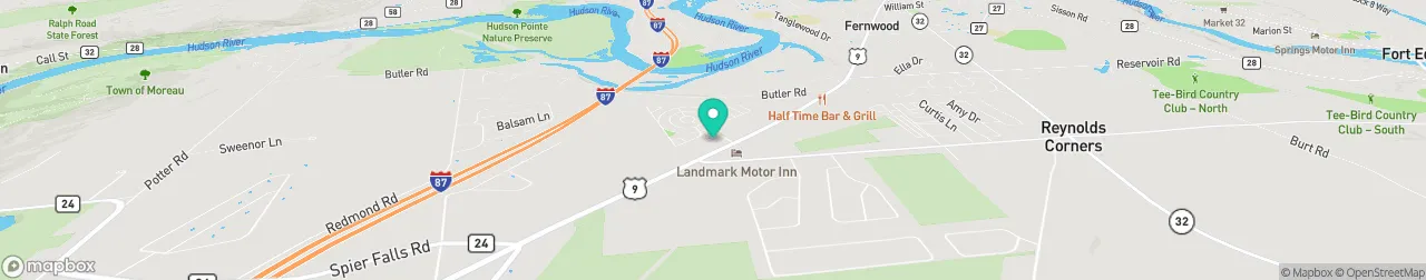 borne de recharge sur la carte