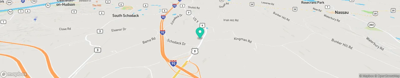 borne de recharge sur la carte