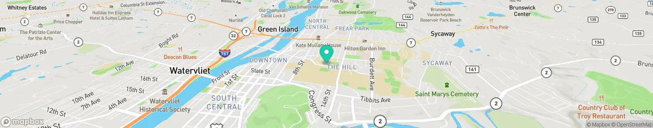 borne de recharge sur la carte