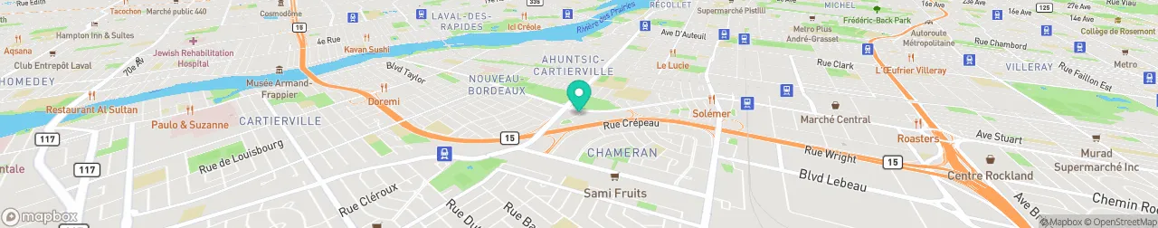 borne de recharge sur la carte