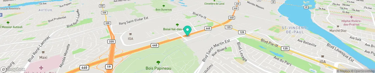 borne de recharge sur la carte