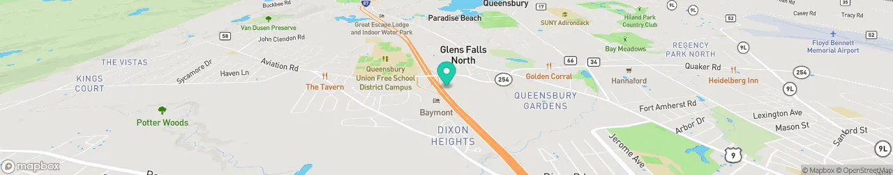 borne de recharge sur la carte