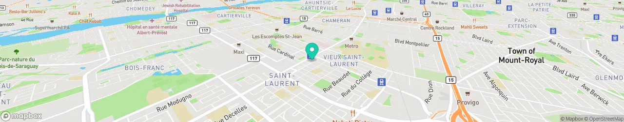 borne de recharge sur la carte