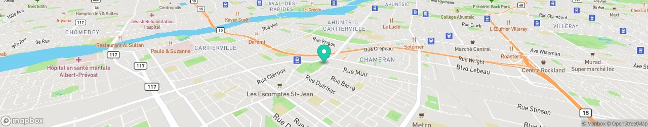 borne de recharge sur la carte