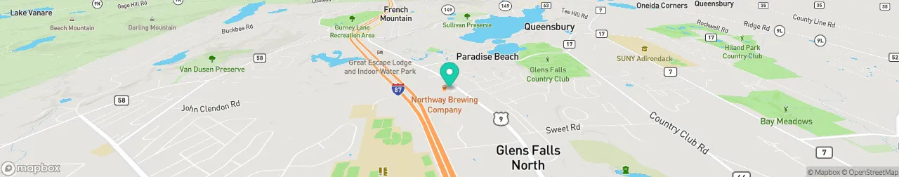 borne de recharge sur la carte