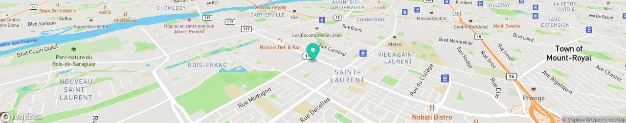 ev charging station on the map