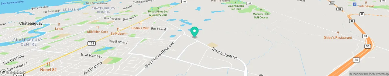 borne de recharge sur la carte