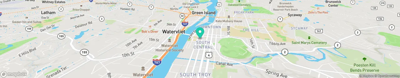 borne de recharge sur la carte