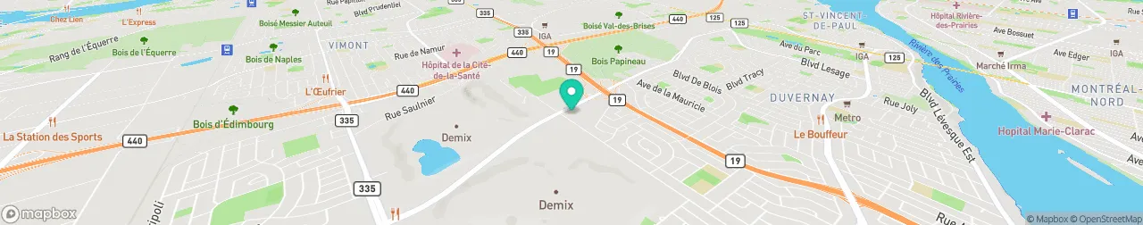 borne de recharge sur la carte