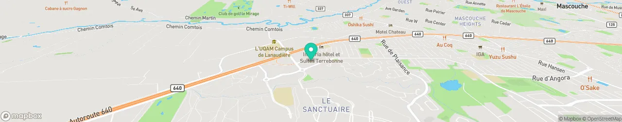 borne de recharge sur la carte