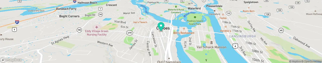 borne de recharge sur la carte