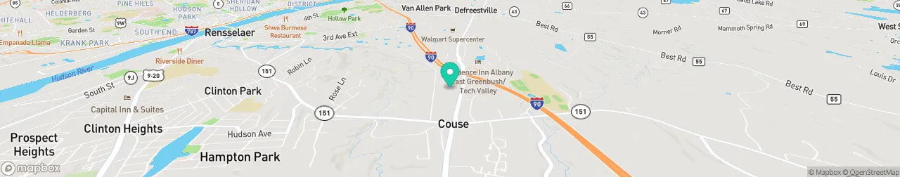 borne de recharge sur la carte