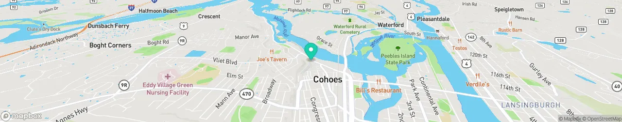 borne de recharge sur la carte