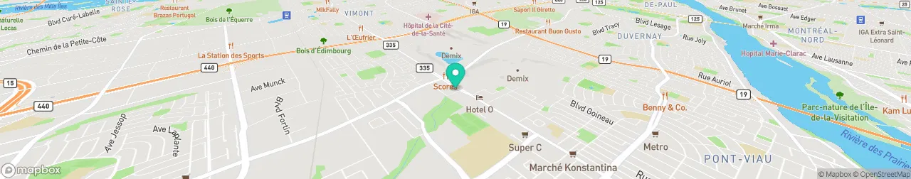 borne de recharge sur la carte