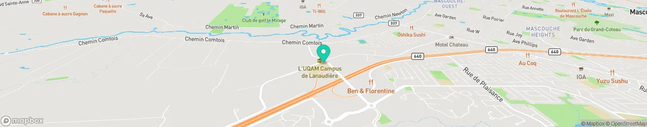 borne de recharge sur la carte