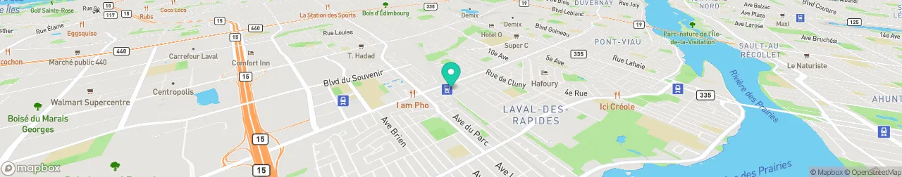 borne de recharge sur la carte