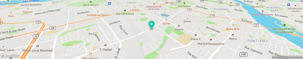 borne de recharge sur la carte